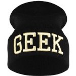 Blingstar zimní čepice beanie Geek black gold 3D – Hledejceny.cz