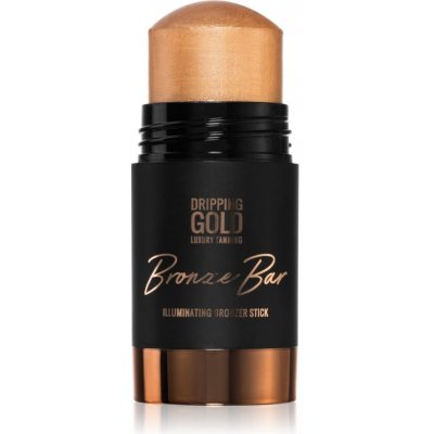 Dripping Gold Luxury Tanning Bronze Bar rozjasňující bronzer na obličej a tělo 36 g – Zboží Dáma