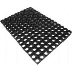 Euromat Compos Venkovní gumová rohožka černá 40 x 60 cm