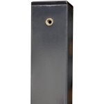 Sloupek 60x60 mm PVC 200 cm antracit, se zalisovanou matkou – Sleviste.cz