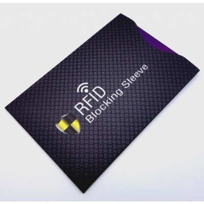 Blingstar Bezpečnostní pouzdro na platební karty RFID blocker black – Zbozi.Blesk.cz