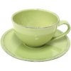 Hrnek a šálek Costa Nova ED na čaj s talířkem FRISO zelená 260 ml