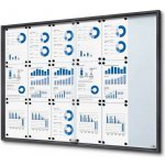 A-Z Reklama CZSlim informační vitrína s posuvnými dvířky SCSLG 18 x A4 – Zboží Živě