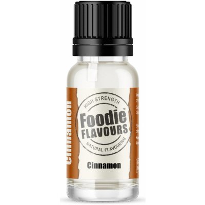 Foodie Flavours Přírodní koncentrované aroma 15 ml skořice – Zboží Dáma