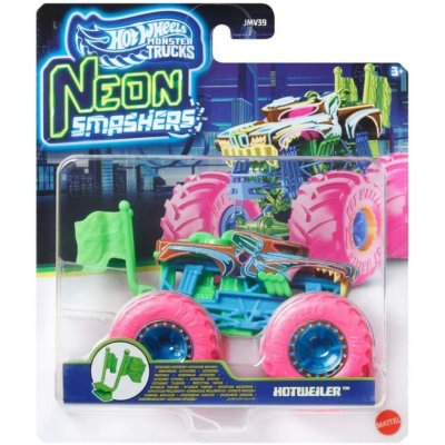 Mattel Hot Wheels Monster Trucks neon smashers – Hledejceny.cz