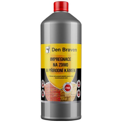 Den Braven Impregnace na zdivo a přírodní kámen, láhev 1 litr – Zboží Mobilmania