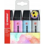 Stabilo zvýrazňovač různých barev 4 ks – Zboží Dáma