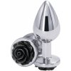 Anální kolík NS Novelties Rear Assets Rose Buttplug Medium Black