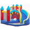 Skákací hrad Outsunny Samonafukovací skákací hrad pro děti se skluzavkou a balonkovým bazénkem 290 x 270 x 230 cm