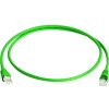 síťový kabel Telegärtner 21.15.3525 S/FTP patch, kat. 6a, LSOH, 0,25m, zelený