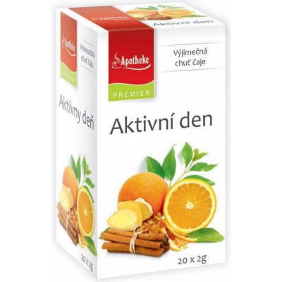 Apotheke Aktivní den porcovaný čaj 20 x 2 g – Zbozi.Blesk.cz