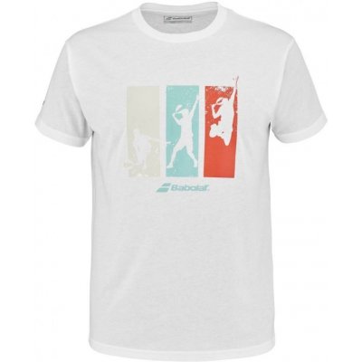 Babolat Padel Cotton Tee men white