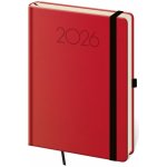 New Praga A5 denní 2026 červený – Zboží Dáma