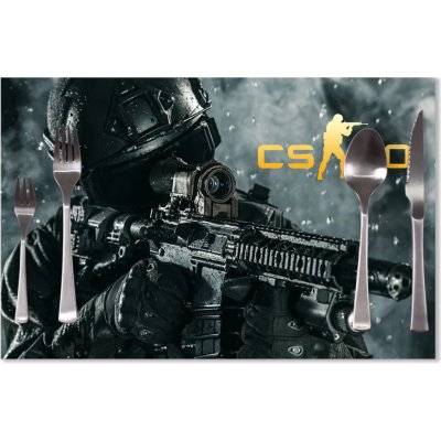 Sablio Prostírání CSGO Voják 1 40x30cm – Hledejceny.cz