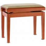 GEWA - Židle ke klavíru Deluxe - třešeň mat, sedák béžový – Zboží Dáma