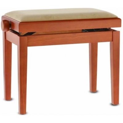 GEWA - Židle ke klavíru Deluxe - třešeň mat, sedák béžový – Zboží Dáma