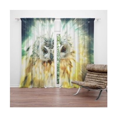 Sablio Závěs Sova: 2ks 140x250cm – Hledejceny.cz