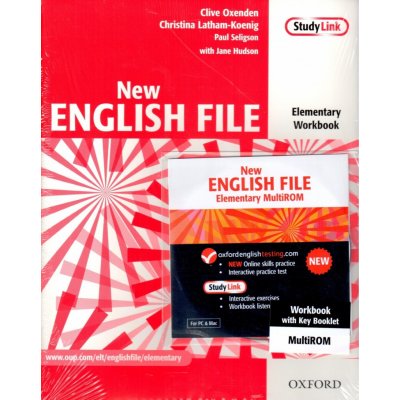 NEW ENGLISH FILE ELEMENTARY WORKBOOK KEY + CD ROM PACK - Clive Oxenden; Christina Latham-Koenig