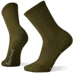 Smartwool pánské ponožky HIKE CLASSIC FULL CUSHION SOLID CREW SOCKS military olive zelené