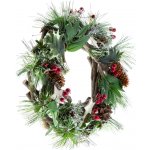 Retlux RXL 357 Vánoční věnec s chvojím a nano řetězem 20 LED – Zboží Dáma