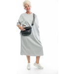 Italy fashion Mikinové šaty VILMA Khaki – Sleviste.cz