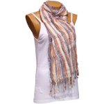 Indie šála rayon proužky AP – Zboží Dáma