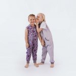 Teplákový overal světle šedý bez tmavých kolen – Zboží Dáma