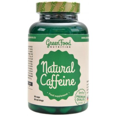 GreenFood Nutrition Natural kofein 90 kapslí – Hledejceny.cz