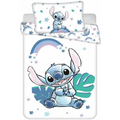 Jerry fabrics povlečení do postýlky Lilo and Stitch Rainbow 100 x 135 cm 40 x 60 cm – Sleviste.cz