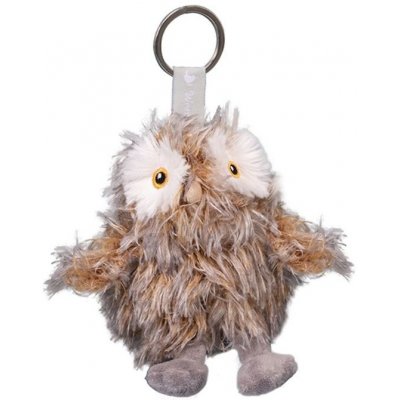 Přívěsek na klíče Wrendale Designs Plyšová Owl Elvis Sova – Zboží Dáma