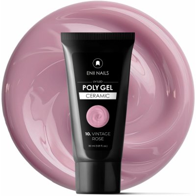 Enii Nails Poly gel Ceramic 10 Vintage Rose 30 ml – Hledejceny.cz