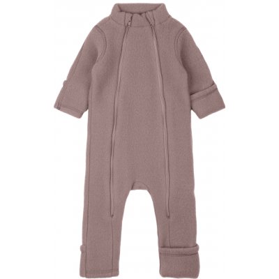 Merino overal s dvojitým dlouhým zipem Mikk Line Twilight Mauve – Zboží Mobilmania