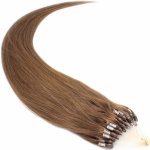 40cm vlasy evropského typu pro metodu Micro Ring Easy Loop 0,7g/pr. světlejší hnědá – Zboží Mobilmania