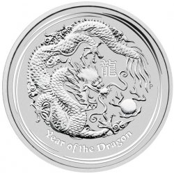 The Perth Mint Stříbrná mince Lunární série II Rok Draka 2012 1 oz