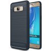 Pouzdro a kryt na mobilní telefon Pouzdro JustKing silikonové s broušenou texturou Samsung Galaxy J5 2016 - tmavěmodré