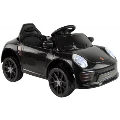Majlo Toys Dětské elektrické autíčko Cabrio černé – Zboží Dáma