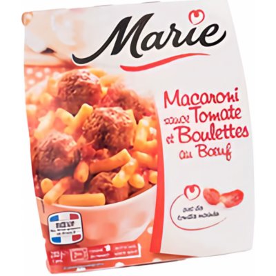 Marie Macaroni v tomatové omáčce s kuličkami z hovězího masa 280 g – Sleviste.cz