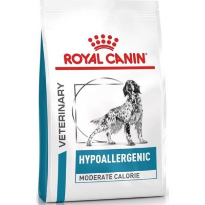 Royal canin Veterinary Diet Dog Hypoallergenic Moderate Energy 7 kg – Hledejceny.cz