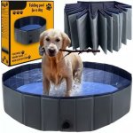 Dog Pool Skládací bazén 120 x 30 cm šedo-modrý – Sleviste.cz