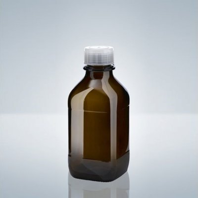 Hirschmann Laborgeräte Láhev k dávkovači, hnědé sklo Varianta: 1000 ml, závit A45 – Zboží Mobilmania