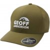 Rybářská kšiltovka, čepice, rukavice Geoff Anderson Šiltovka Flexfit Delta zelená 3D logo