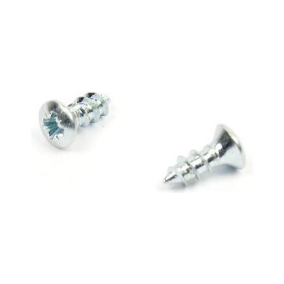 Vrut do dřeva zápustná čočková hlava 5x13 mm, zinek bílý – Hledejceny.cz