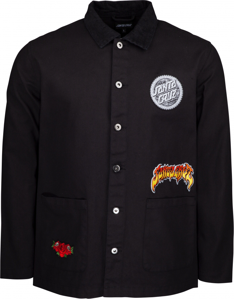 Santa Cruz Plant Jacket Washed Black