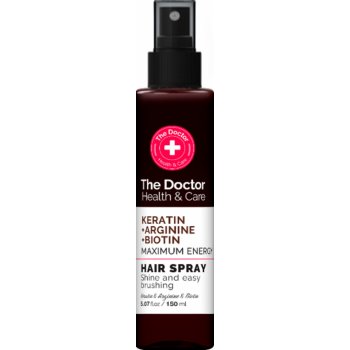 The Doctor Health & Care Keratin + Arginine + Bioton Maximum Energy sprej pro jemné vlasy 150 ml