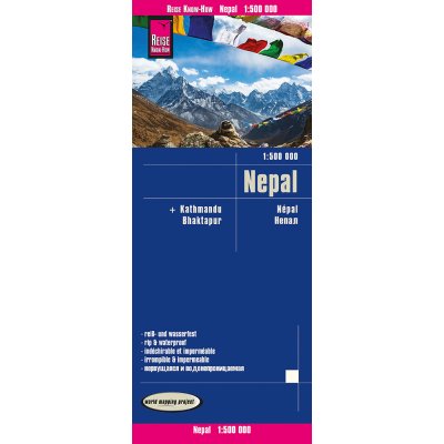 Reise Know-How Verlag mapa Nepal 1:500 t. voděodolná