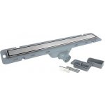 Mereo Odtokový žlab 70x6,5 cm, vč nerez roštu a sifonu se suchou uzávěrou, plastový CZ11PS – Zboží Dáma