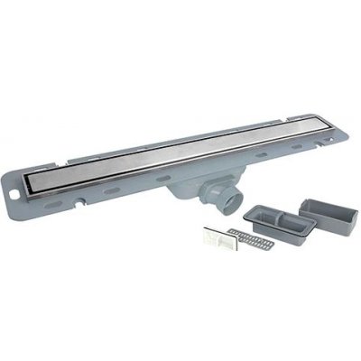 Mereo Odtokový žlab 70x6,5 cm, vč nerez roštu a sifonu se suchou uzávěrou, plastový CZ11PS – Zboží Dáma