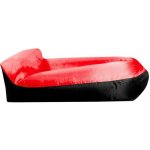 Aga nafukovací vak Lazy Bag 230x70 cm Černý/Červený – Sleviste.cz