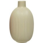Porcelánová váza, dekor vroubky, výška 18.2 cm, slonová kost – Hledejceny.cz