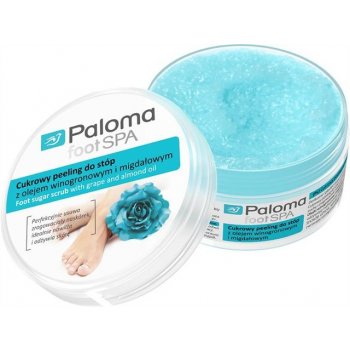 Paloma Foot Spa cukrový peeling na nohy s hroznovým a mandlovým olejem 125 ml